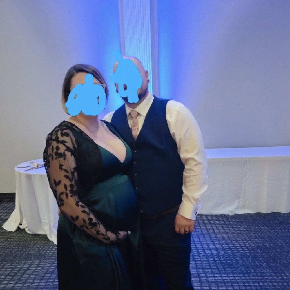 Forest Green Bridesmaid Dress (Maternity)